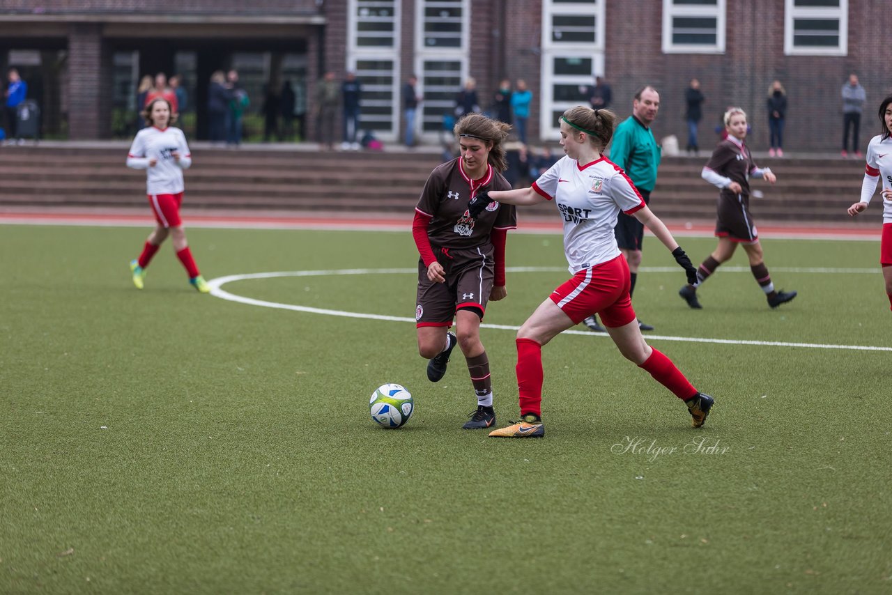 Bild 415 - B-Juniorinnen Walddoerfer - St.Pauli : Ergebnis: 4:1